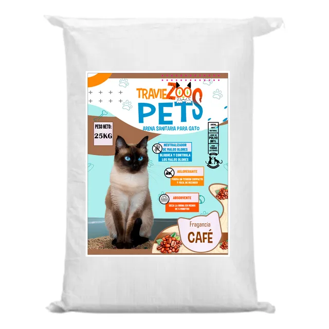 Arena Sanitaria Para Gatos 25kg