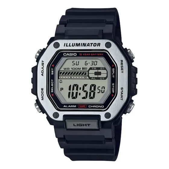 Reloj Casio Hombre Mwd-110h 10 Años Bateria 100m Wr Luz Led