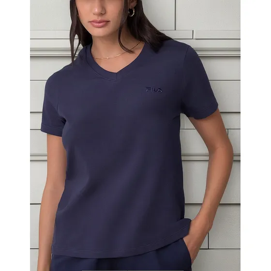 Remera Mujer Fila Basic Lisa Básica