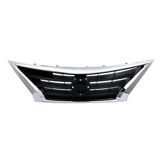 Parrilla Negra Filo Crom Tong Yang Nissan Versa 15/19