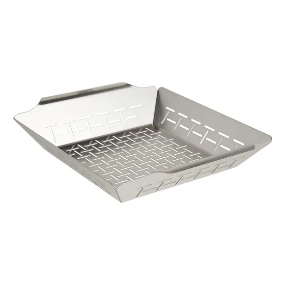 Cesta Para Asar Weber Deluxe De Acero Inoxidable Para Gas Y