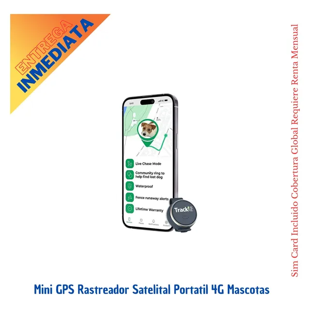 Mini Gps Tracker Rastreador Para Niños Perros Y Gatos Lte 4g
