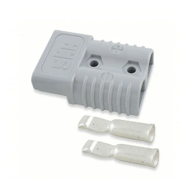 Conector Tipo Anderson 50 Amperes 600v Color Gris Serie Sb50