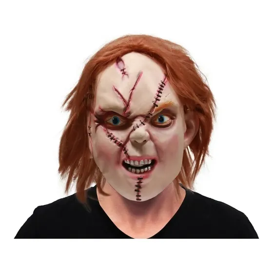 Mascara De Latex Muñeco Maldito - Chucky - El Mejor Precio! Color Piel