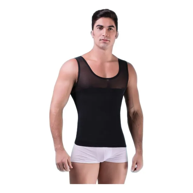 Camiseta Reductora Faja Naturell Talla Xl - Negro
