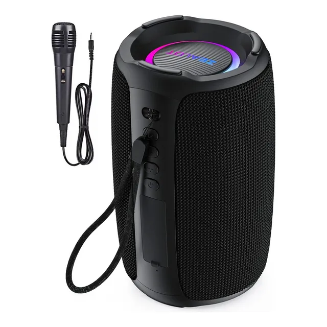 Altavoz Bluetooth Portátil Tacry®, Resistente Al Agua, Luz R