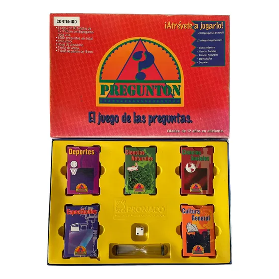 Juego De Mesa Pregunton Juego De Las Preguntas 2001 Pronaco