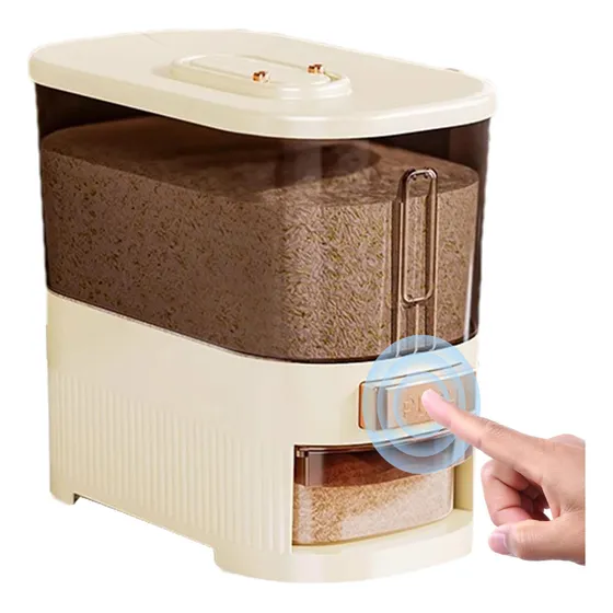 Dispensador De Arroz Grande Dispensador De Granos De Cocina