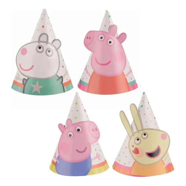 Sombreritos De Fiesta Peppa Pig Multicolores, 93 Cm X 51 Cm