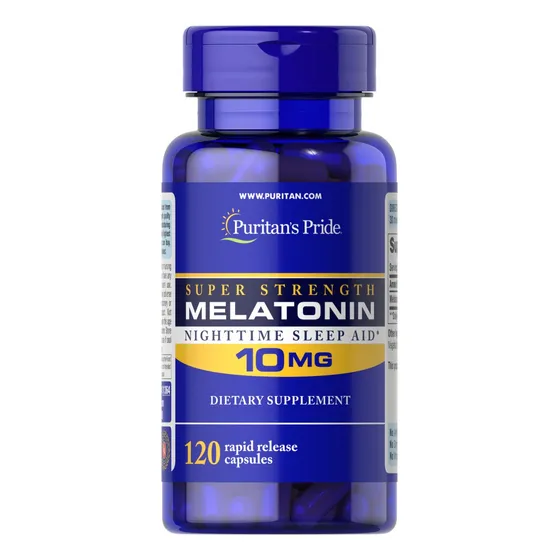 Melatonina Puritan´s Pride 10mg 120 Capsulas