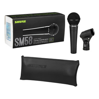 Shure Sm58-blk Micrófono Edición Especial Para Voz Y Estudio Shure Sm58-blk Micrófono Edición Especial Para Voz Y Estudio