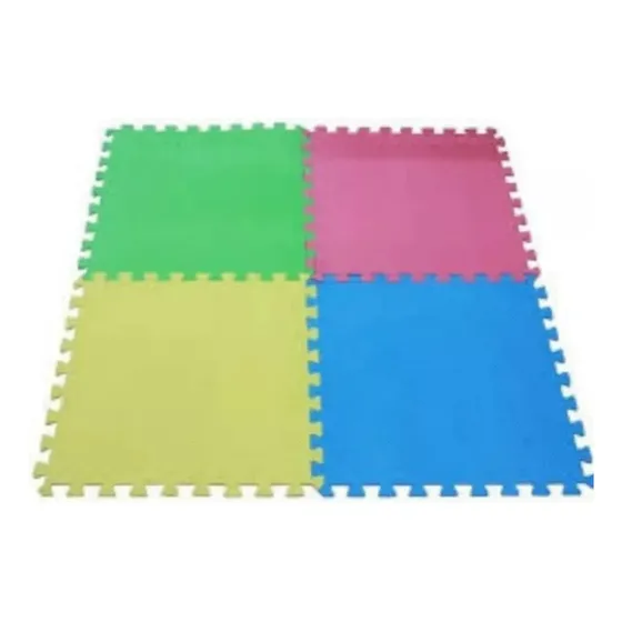 Piso Goma Eva Encastrable Tatami Goma Eva 60x60 12mm Pack 4u