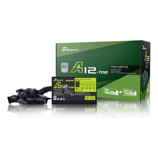 Fuente De Poder Seasonic 700w 80 Plus White A12-700 