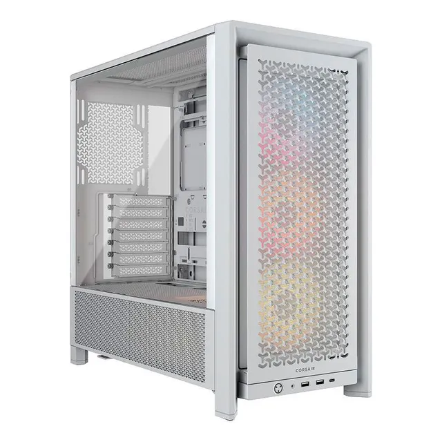 GABINETE CORSAIR FRAME 4000D RS VIDRIO FAN ARGB X3 BLANCO
