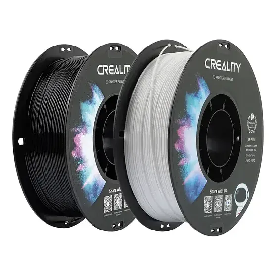 Filamento Pack X 2 Petg Blanco Y Negro Creality