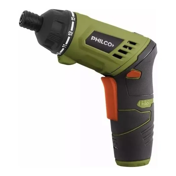 inalámbrico Philco MEPDI116 3.6V verde