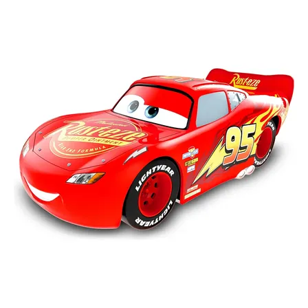 Carrinho Brinquedo Relâmpago Mcqueen 13cm Os Carros Filme Cor Vermelho