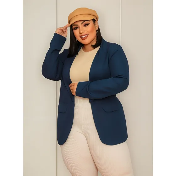 Max Blazer Alfaiataria Feminino Tamanho M Ao G3 Plus Size