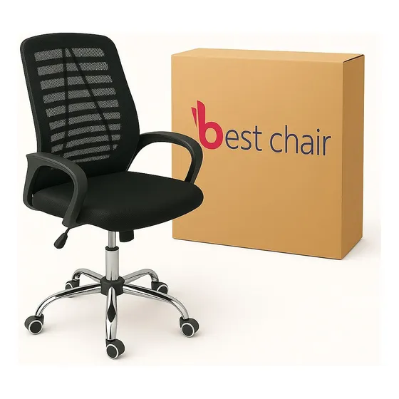 Cadeira Secretária Escritório Giratória Bestchair Bc131 Mesh
