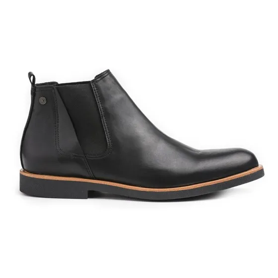 Botita Social Cuero Sin Cordones Hombre Ringo Chelsea