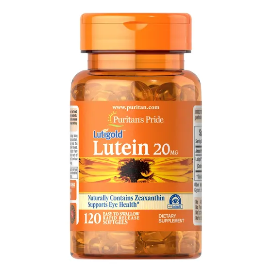 Suplemento De Luteína Puritan's Pride 20 Mg Con Zeaxantina 1