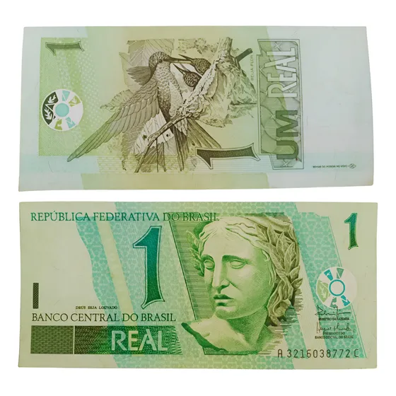 Cédula De 1 Real Original - Efígie Da República - Nota 1994