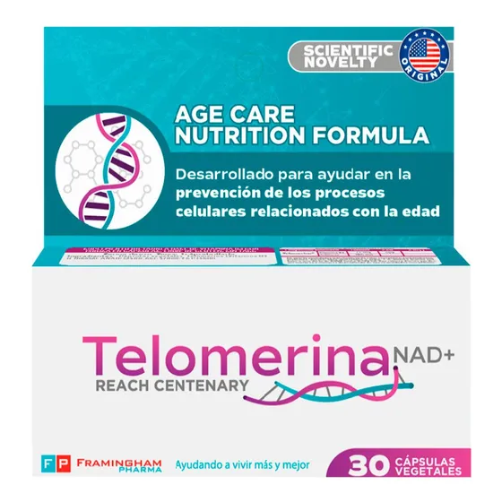 Framingham Pharma Telomerina Nad+ D-Ribosa 30 Cápsulas