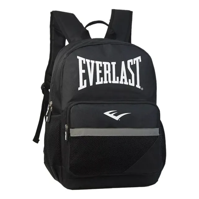 Mochila Everlast Urbana Porta Notebook Deportiva Con Porta Botella Color Negro 27830