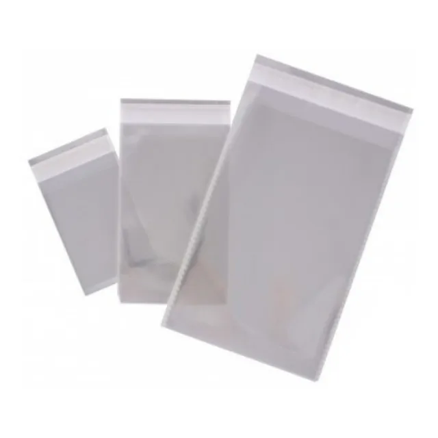 Bolsas Polipropileno C/ Adhesivo Celofan 30x40+5 Transp X100
