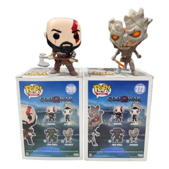 Funko Pop! God Of War - Kratos Y Draugr