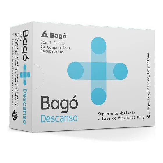 Bago Descanso Suplemento Dietario Vitaminas X 20 Comprimidos Sabor Sin sabor