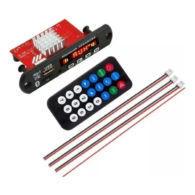 Modulo Mp3 Bluetooth Usb Radio Tf Aux Amplificado 120 Wats