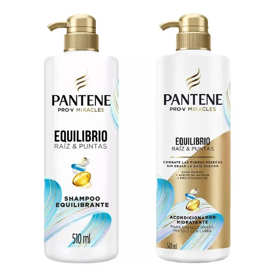 Shampoo Y Acondicionador Pantene Equilibrio 510 Ml