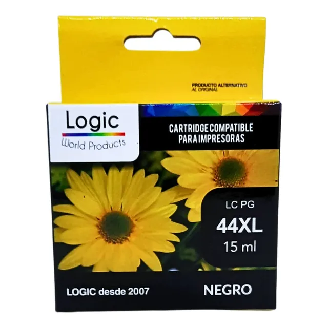 Cartucho 44 Xl Cartridge Alternativo Negro De 15ml