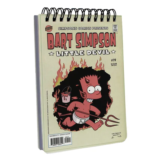 Libreta Bolsillo Bart Simpson, Personalizable