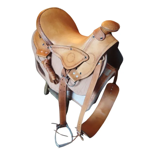 Silla De Pico Para Caballo En Cuero 65