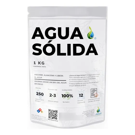 Agua En Polvo Hidrogel Lluvia Riego - 1 Kg