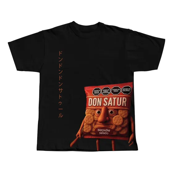 Remera Don Don Don Satur Meme Internet Italian Brainrot