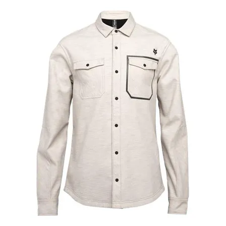 Camisa Moto Defend Drive Windblock Blanco Fox