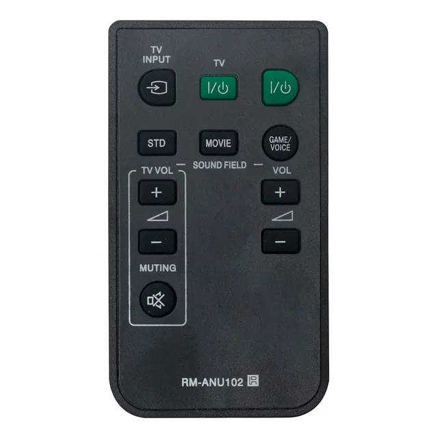 Control Remoto Rm-anu102 Para Barra De Sonido Sony Sa-32se1