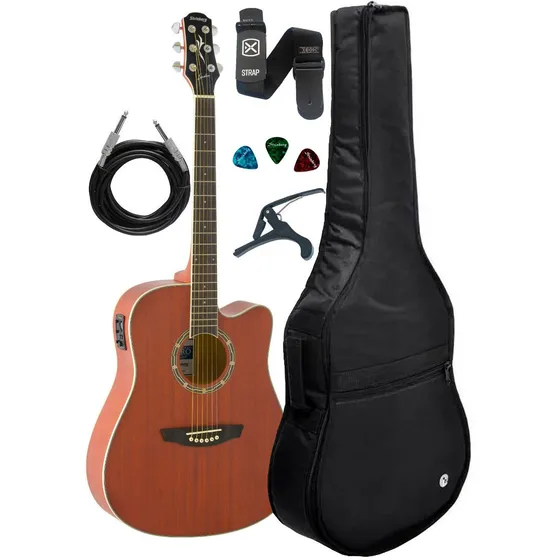 Kit Violão Strinberg London Le30c Mgs + Capa Luxo Acessórios