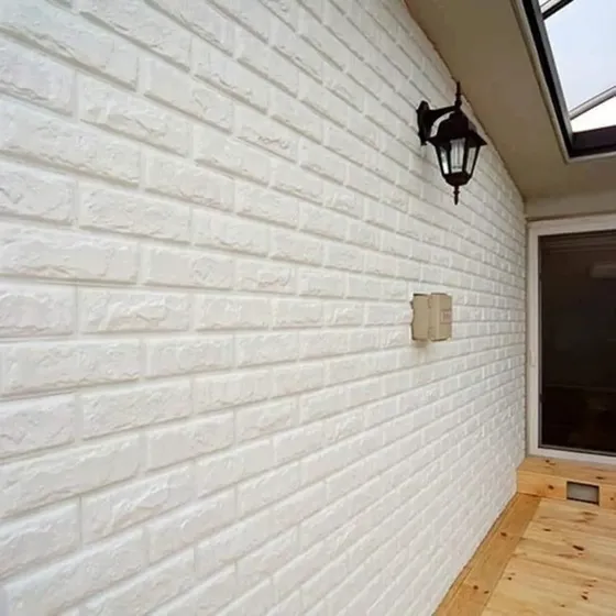 Placas Autoadhesivas Para Pared 3d 70x77 Blanco Ladrillo
