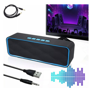 Bocina Recargable Bluetooth Mini Altavoz Portátil, 2 Colores Color Azul Bocina Recargable Bluetooth Mini Altavoz Portátil, 2 Colores Color Azul