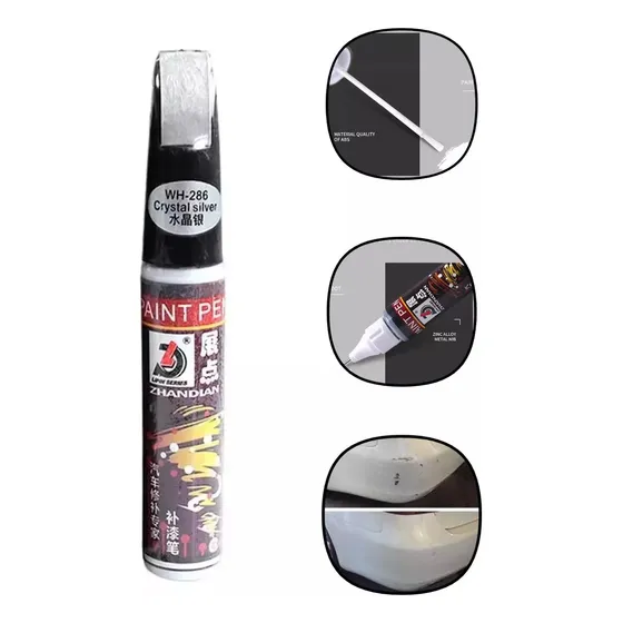 Lapiz Tratamiento Quita Repara Rayas Rayones En Pintura Color Crystal Silver
