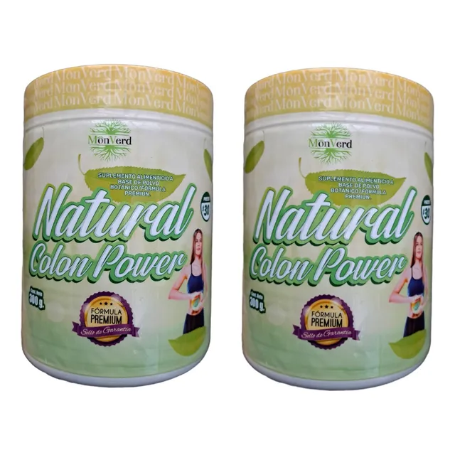 Natural Colon Power Limpieza Del Colon Promo 2 Tarros Polvo