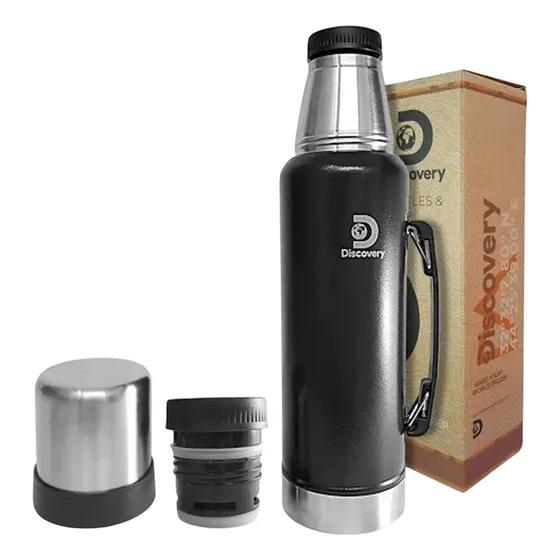 Termo Acero Inoxidable Grande Mate Cafe Caliente Frio Rosca