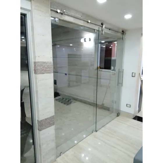 Puerta Corrediza Deslizante Slider En Vidrio Templado