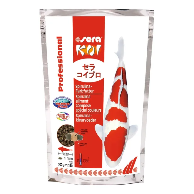 Sera Koi Professional 500gr Color Spirulina Lagos Estanques
