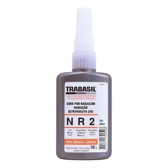 Adhesivo Pegamento Vidrio Trabasil Ultravioleta Uv Nr2 Color Transparente