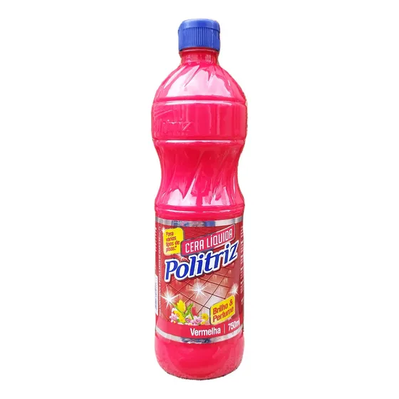 Cera Líquida Vermelha Emulsionada 750ml - Politriz